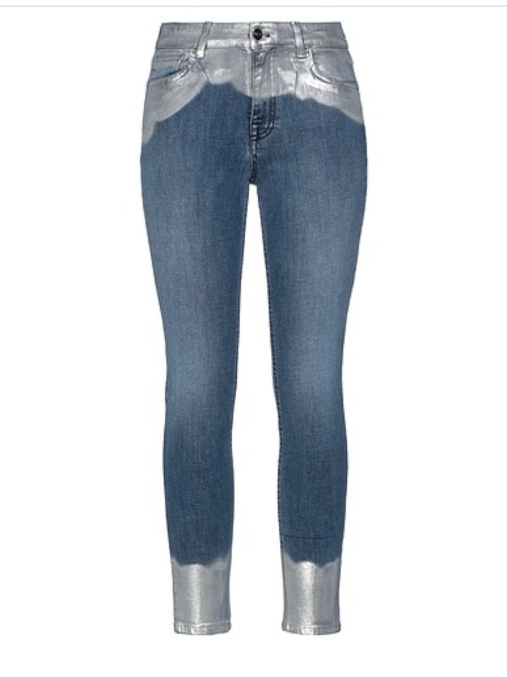 Blumarine BE Denim Jeans with Silver Accent - Women's Slim Fit